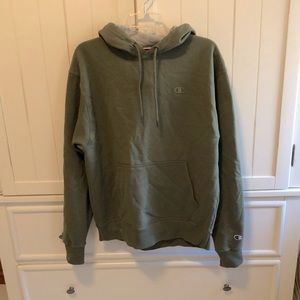 Green Champion Hoodie Medium